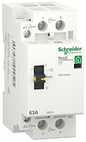 Контактор модульный Schneider Electric Resi9 2п 2НО 63А 230В АС